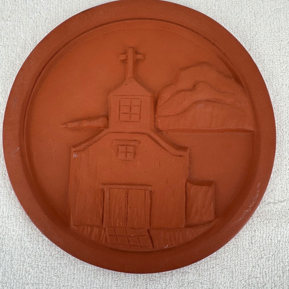 Vintage Watson Tile Works 1988 Santuario Pueblo Santa Fe Terracotta LE 2100/5000 - Picture 2 of 6